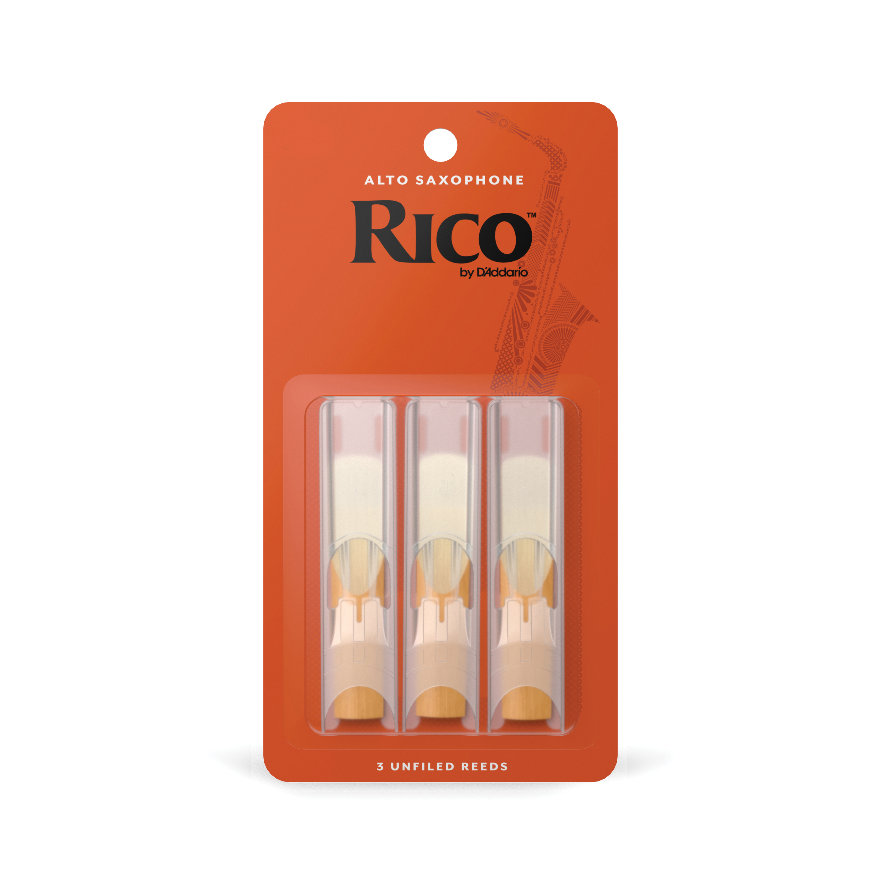 Front Cover Image Rico Alt-Saxophonblätter, Stärke 1,5, 3er-Packung