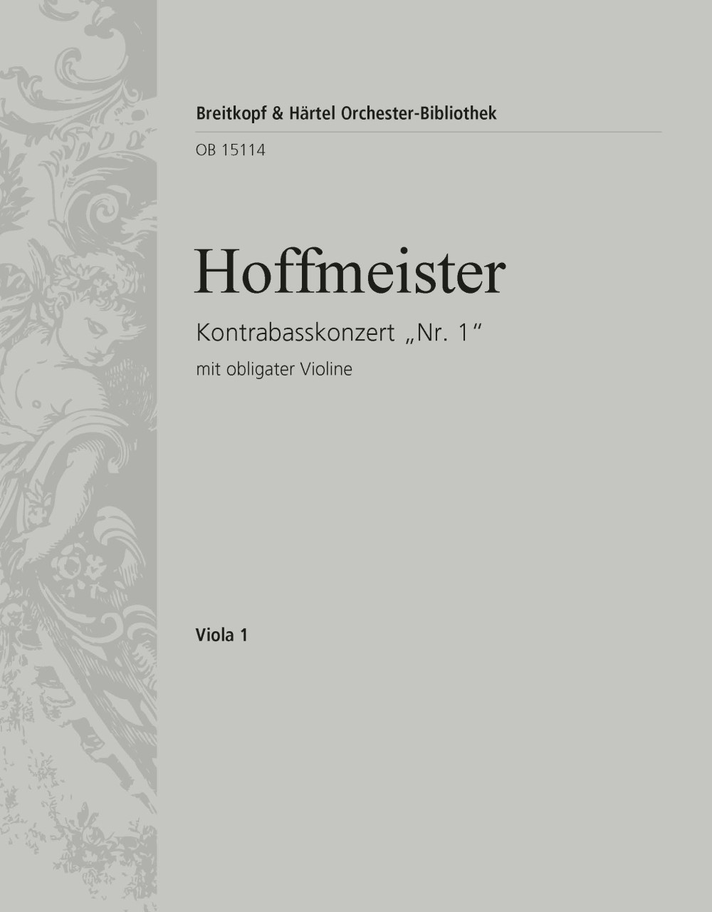 Front Cover Image Kontrabasskonzert „Nr. 1“