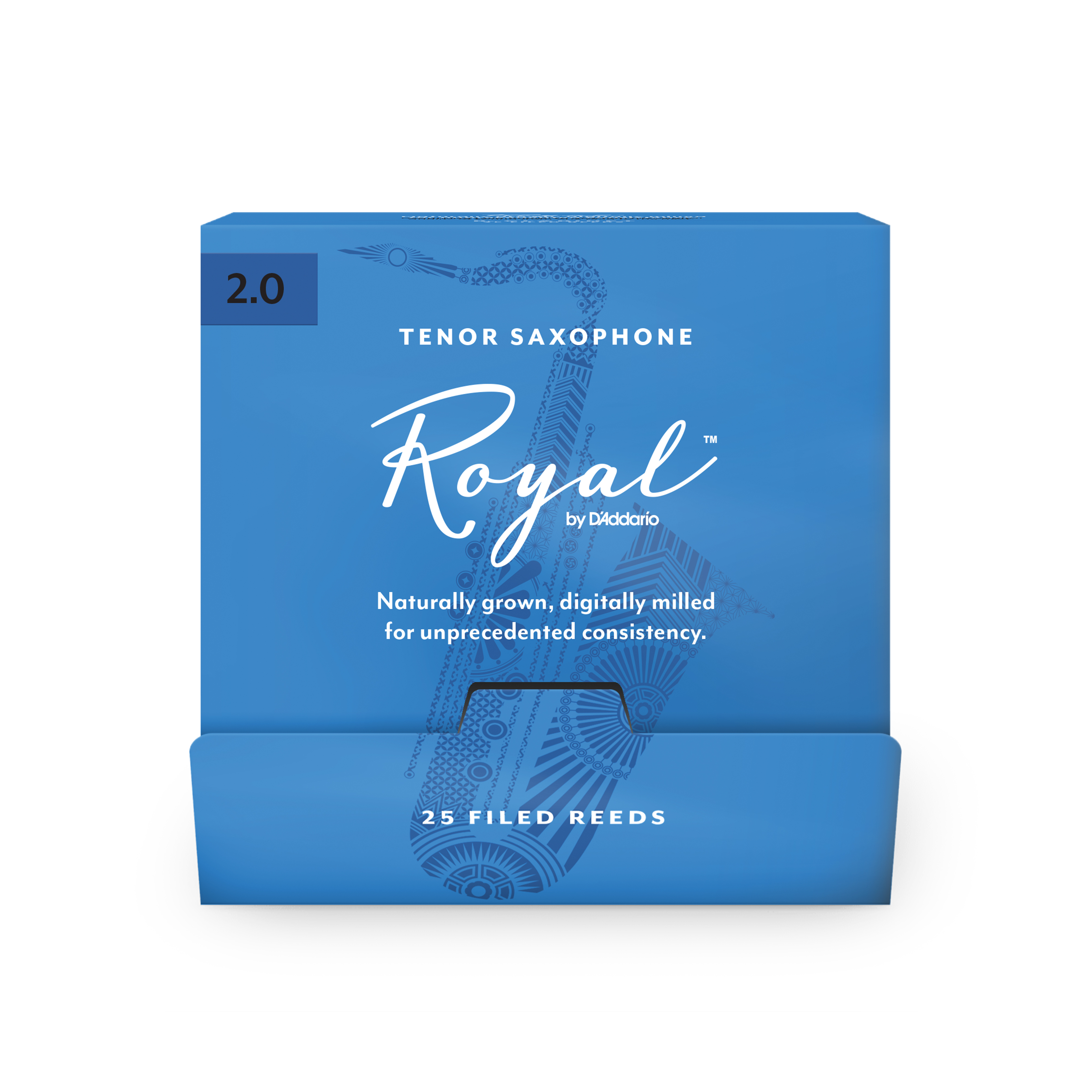 Front Cover Image Royal Blätter für Tenorsaxophon, Stärke 2, 25er-Packung