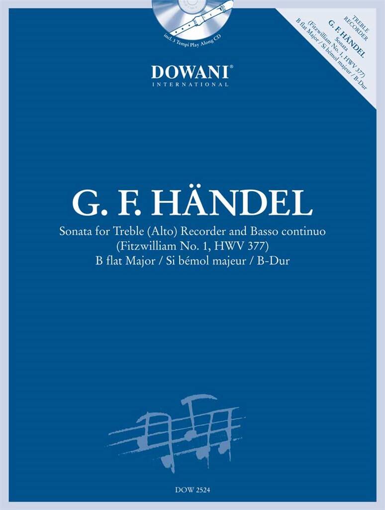 Front Cover Image Flötensonate B-Dur HWV 377