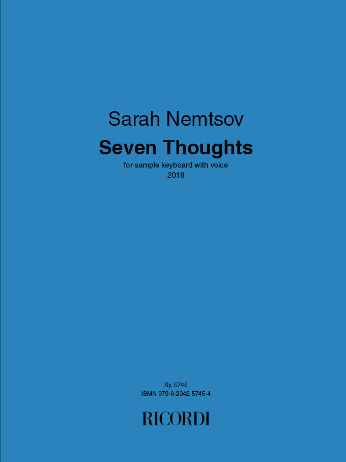 Front Cover Image Seven Thoughts