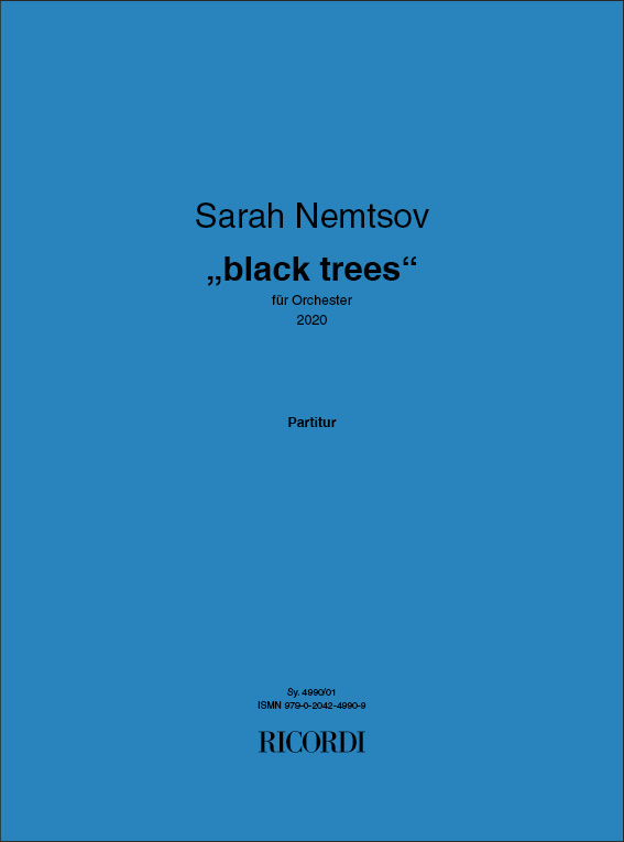Front Cover Image "black trees"