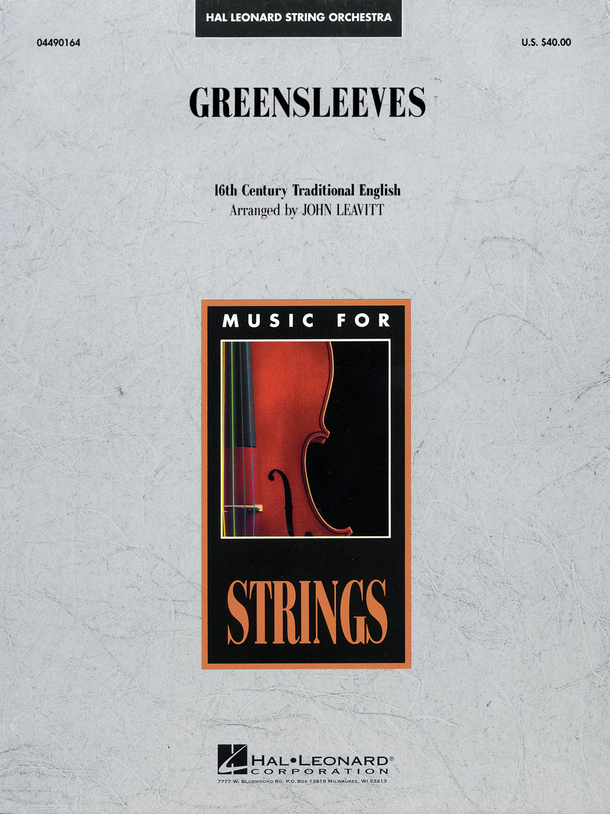 Front Cover Image Greensleeves