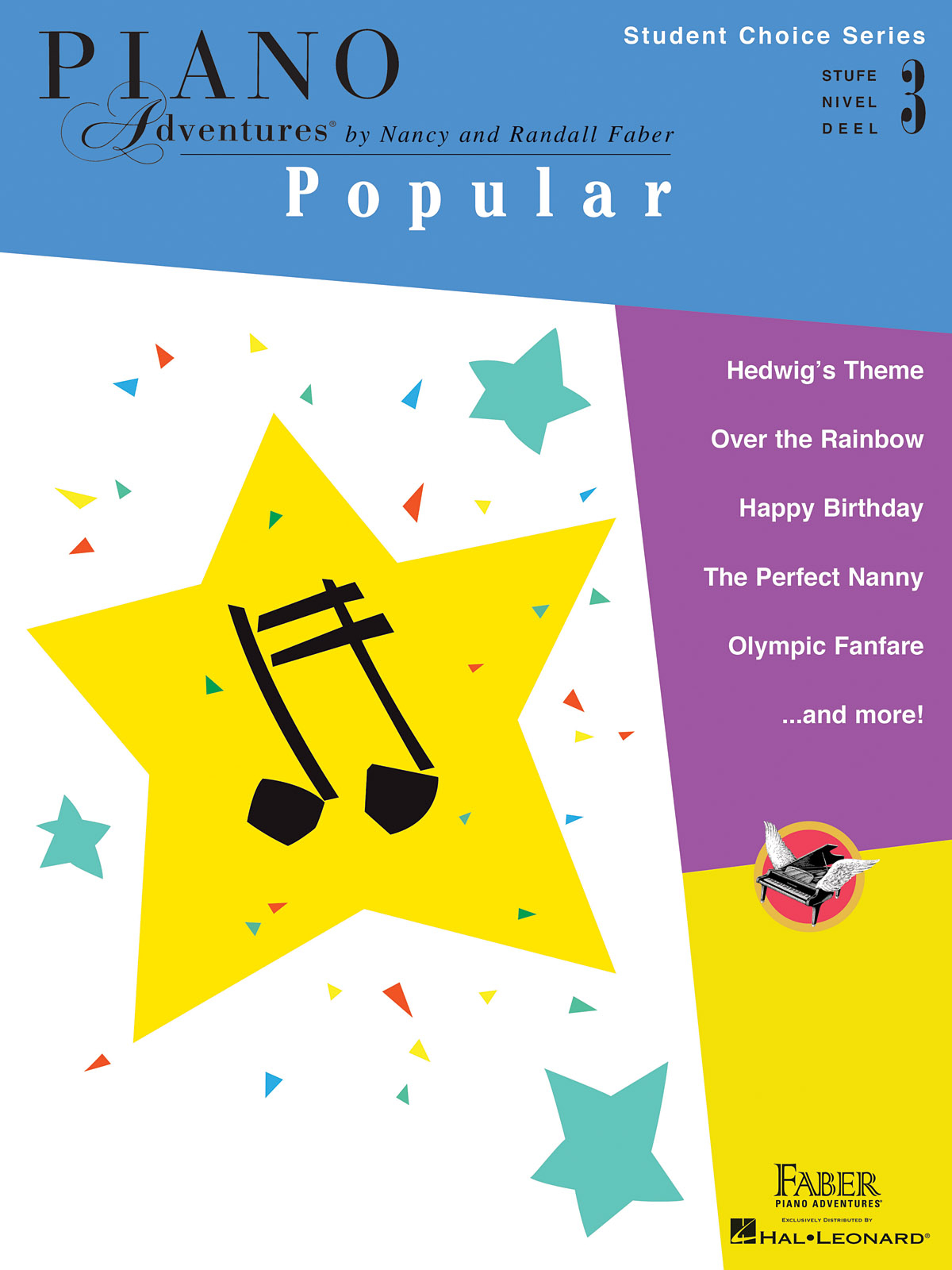 Front Cover Image Piano Adventures Stufe 3 - Popular