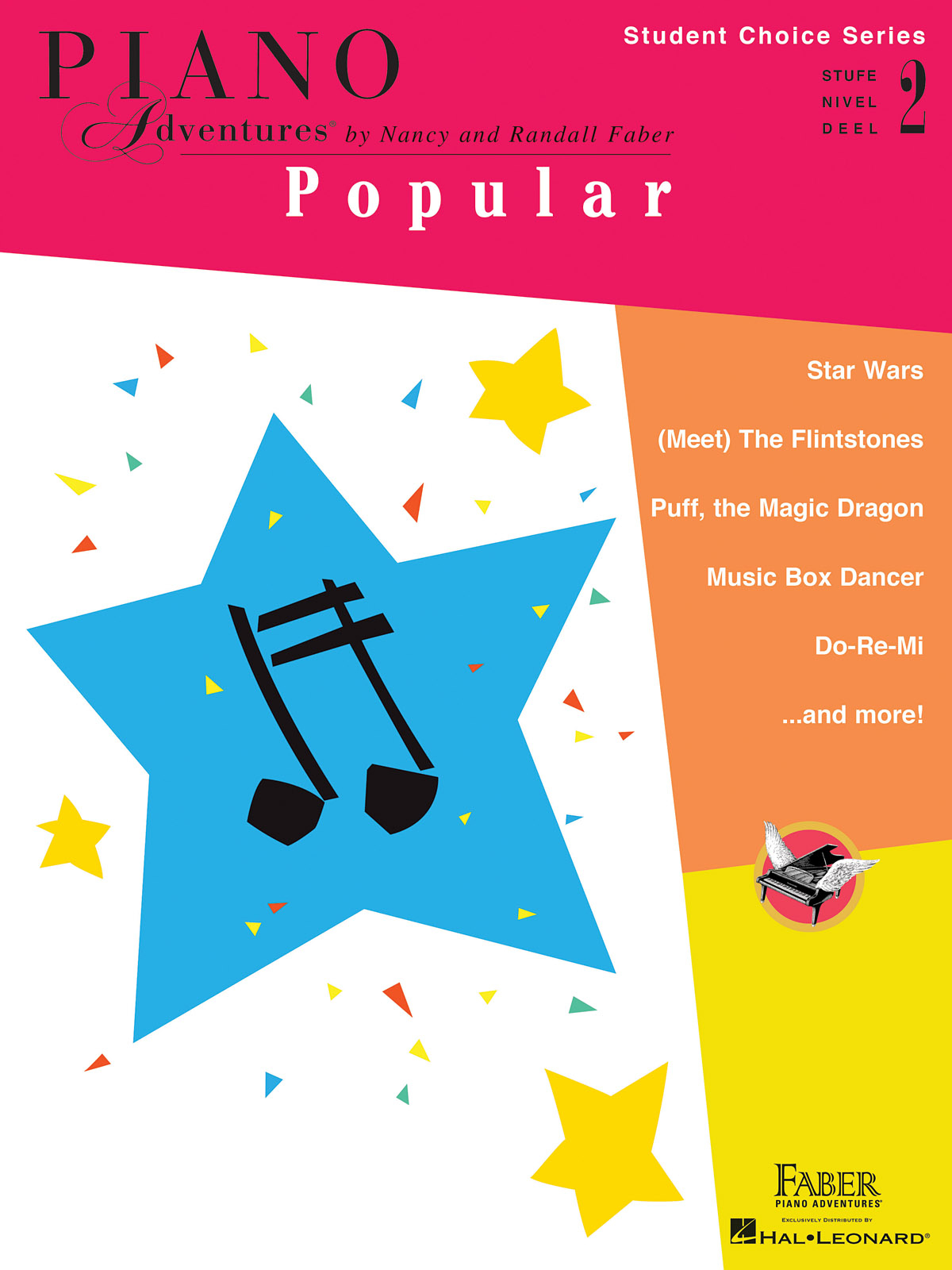 Front Cover Image Piano Adventures Stufe 2 - Popular