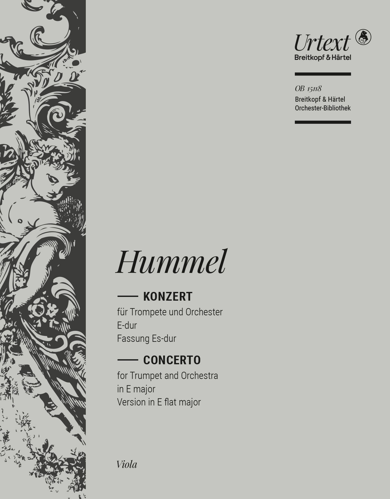 Front Cover Image Trompetenkonzert E-dur (Fassung Es-dur)