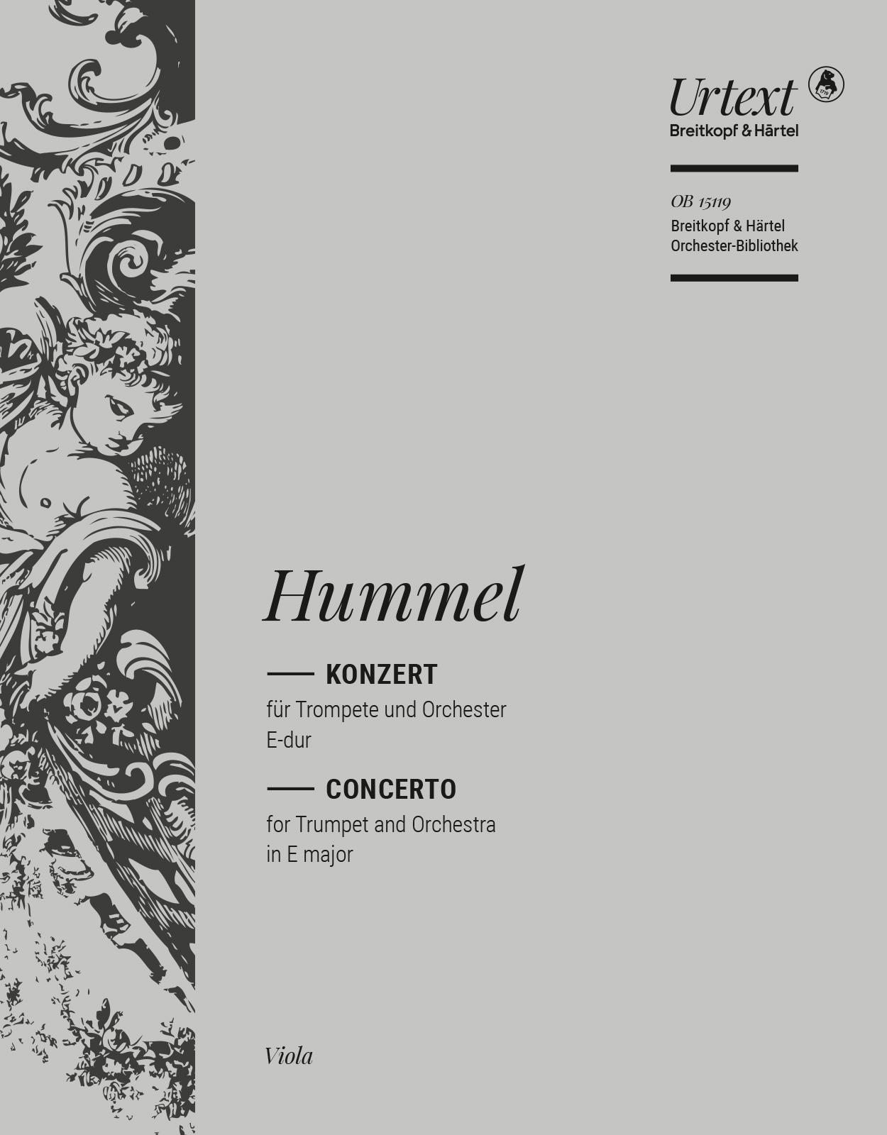 Front Cover Image Trompetenkonzert in E-dur