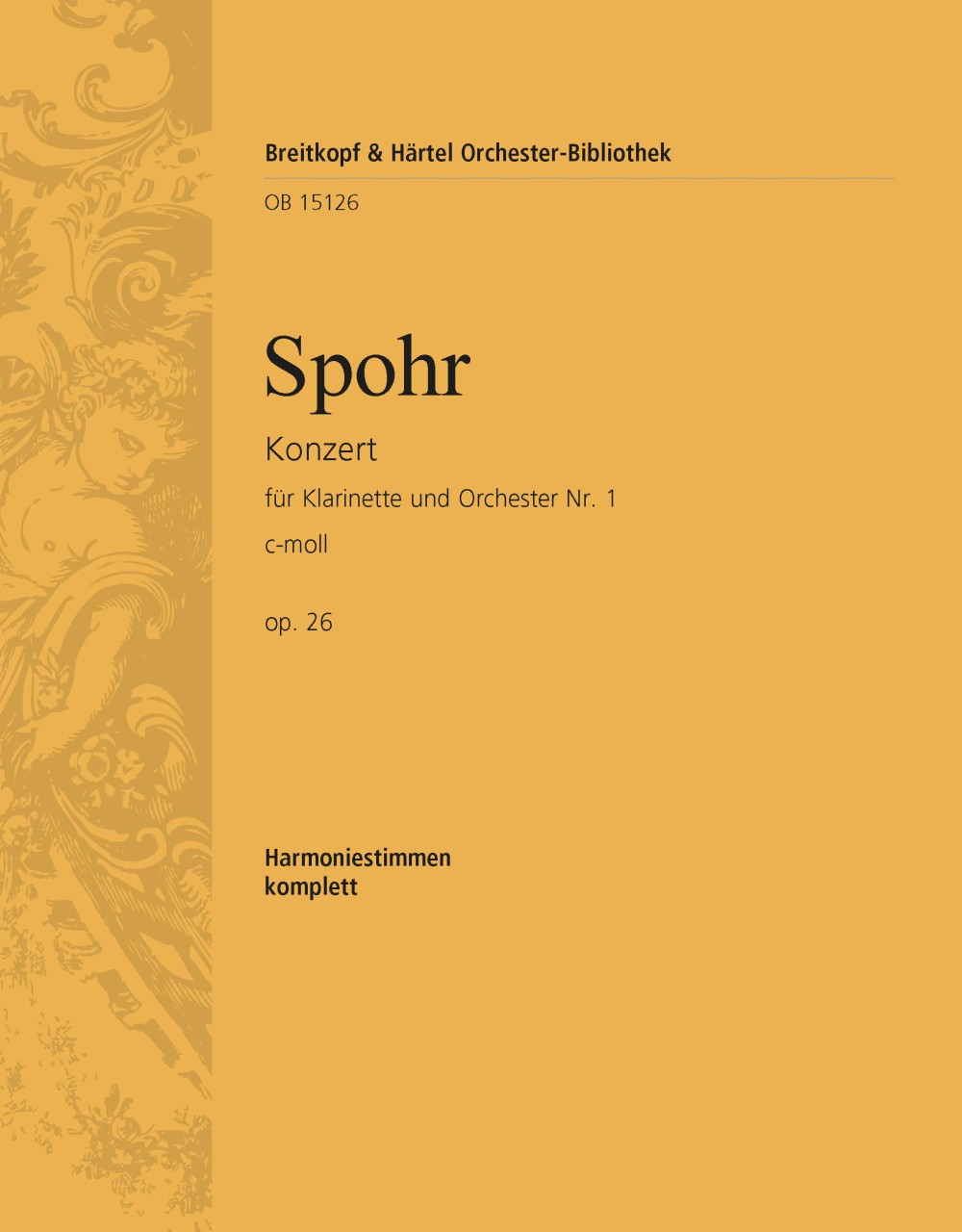 Front Cover Image Klarinettenkonzert Nr. 1 c-moll op. 26
