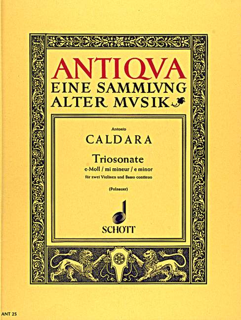 Front Cover Image Triosonate e-Moll op. 1/5 