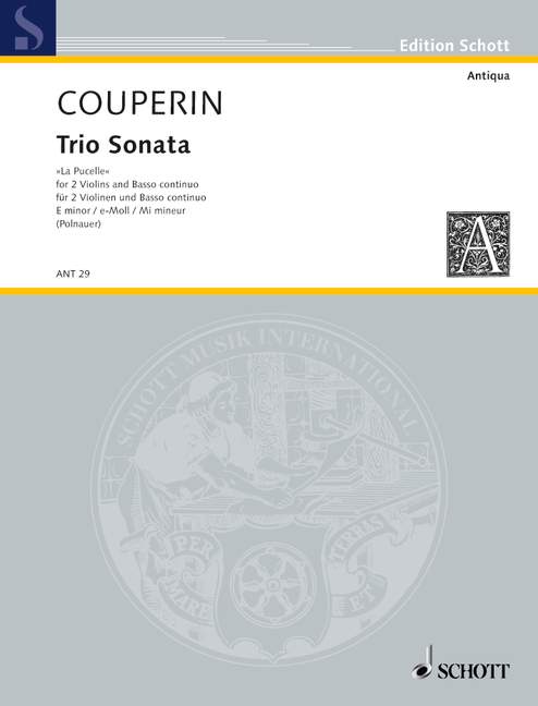 Front Cover Image Trio Sonata I e-Moll 