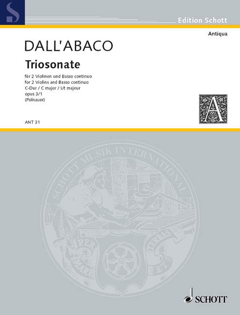 Front Cover Image Triosonate C-Dur op. 3/1 