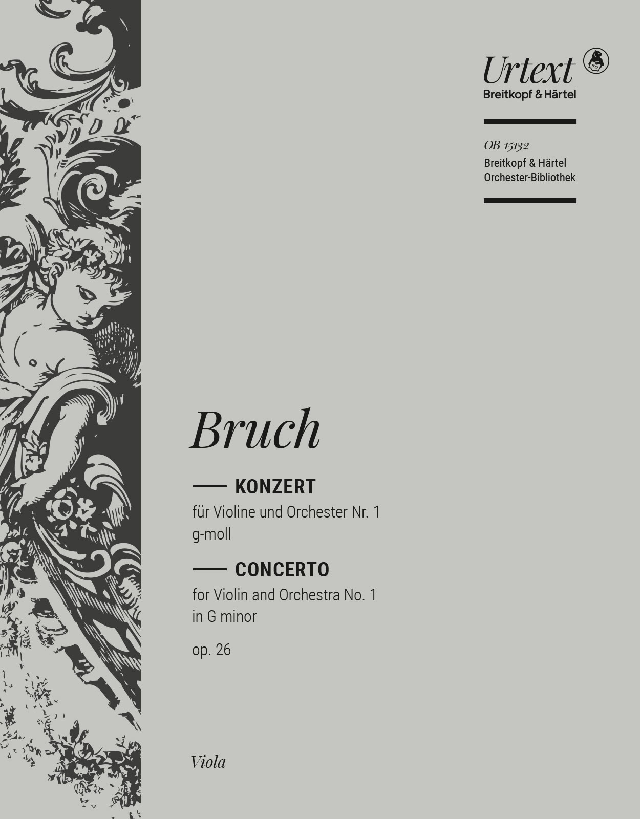 Front Cover Image Violinkonzert Nr. 1 g-moll op. 26