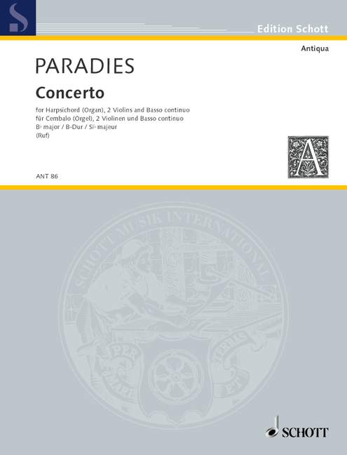 Front Cover Image Concerto B-Dur 