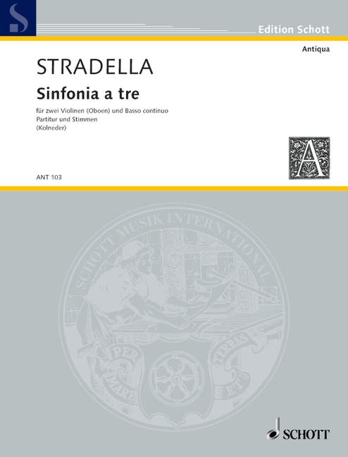 Front Cover Image Sinfonia a tre 