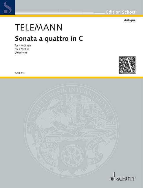 Front Cover Image Sonata a quattro in C 