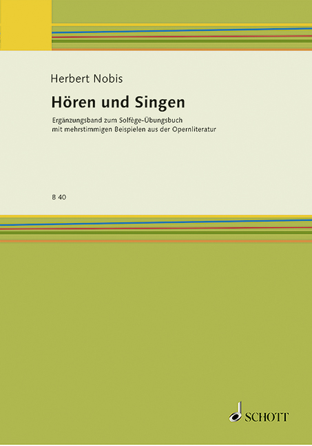 Front Cover Image Hören und Singen 
