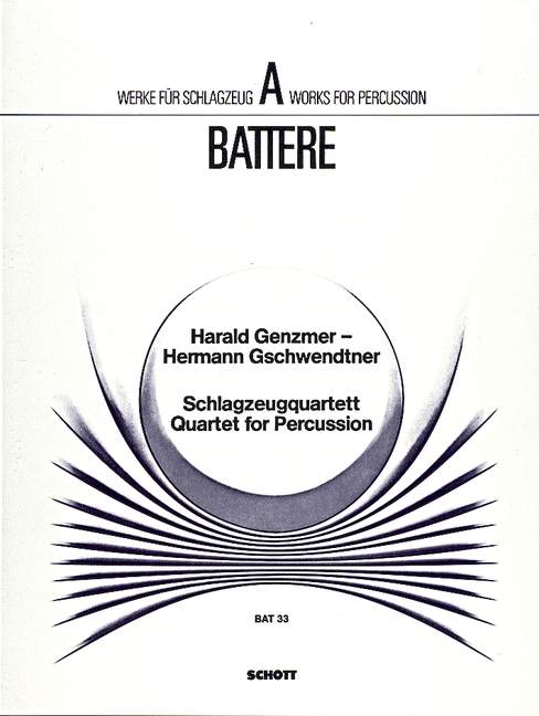 Front Cover Image Schlagzeugquartett GeWV 343 