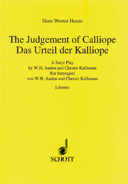 Front Cover Image Das Urteil der Kalliope 