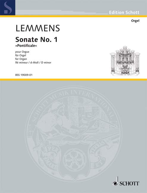 Front Cover Image Sonate No. 1 Pontificale 