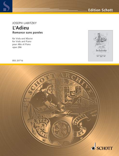 Front Cover Image L'Adieu op. 286 