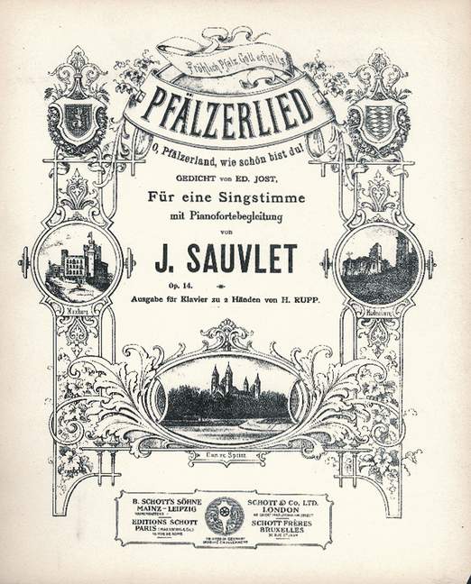 Front Cover Image Pfälzerlied op. 14 