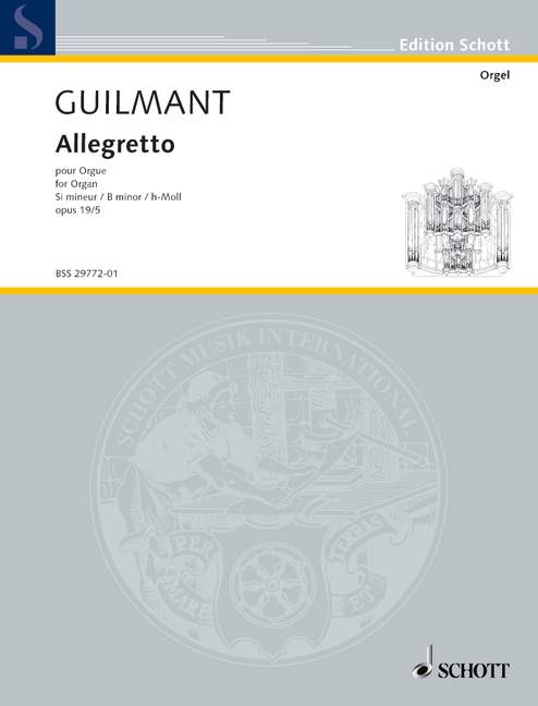 Front Cover Image Allegretto in b-Moll op. 19 Nr. 11