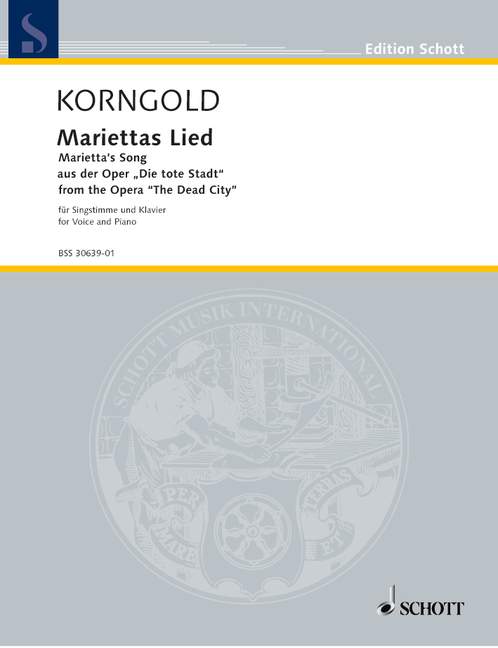 Front Cover Image Mariettas Lied op. 12 