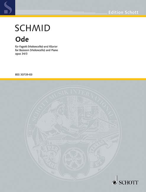 Front Cover Image Ode op. 34/3 
