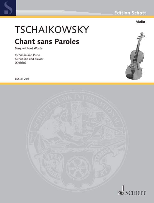 Front Cover Image Chant sans paroles op. 2/3 Nr. 11