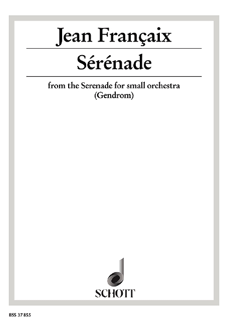 Front Cover Image Sérénade 