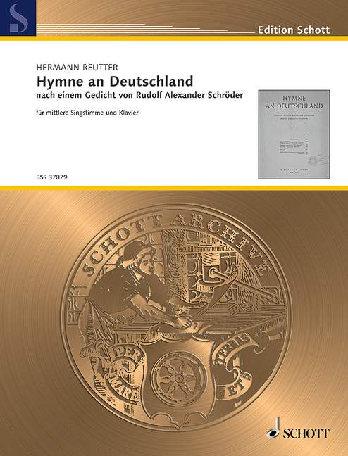 Front Cover Image Hymne an Deutschland 