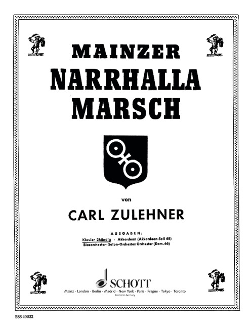 Front Cover Image Mainzer Narrhalla-Marsch 