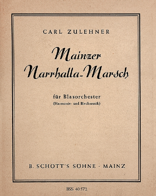 Front Cover Image Mainzer Narrhalla-Marsch 