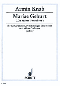 Front Cover Image Mariae Geburt 