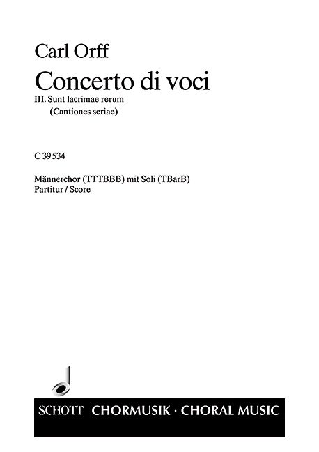 Front Cover Image Concerto di voci 