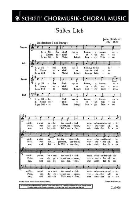 Front Cover Image Süßes Lieb 