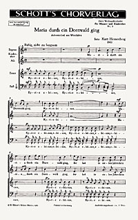 Front Cover Image Zwei Weihnachtslieder 