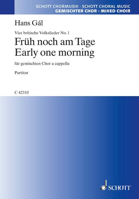 Front Cover Image Vier britische Volkslieder 