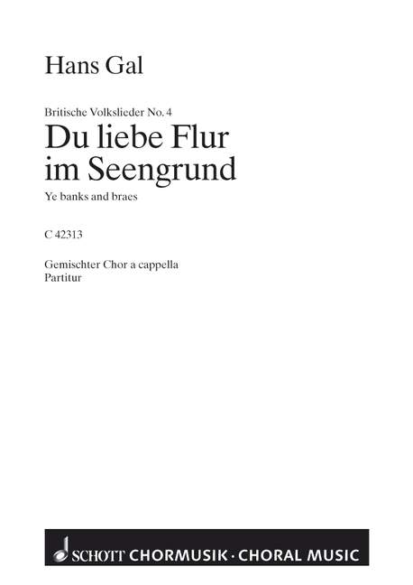 Front Cover Image Vier britische Volkslieder 