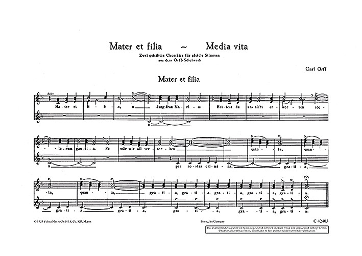 Front Cover Image Zwei geistliche Chorsätze 