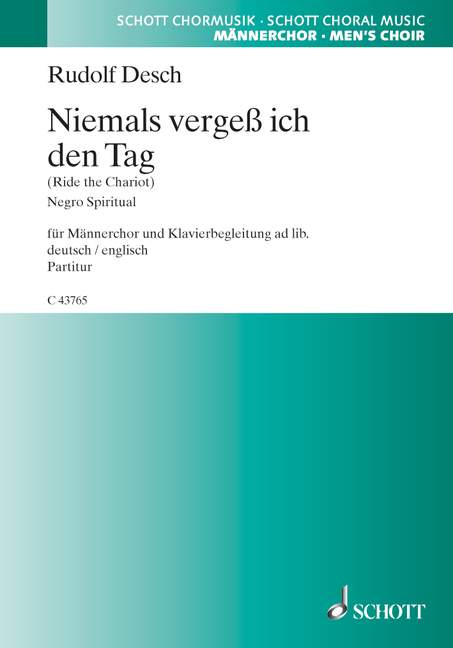 Front Cover Image Niemals vergess ich den Tag 