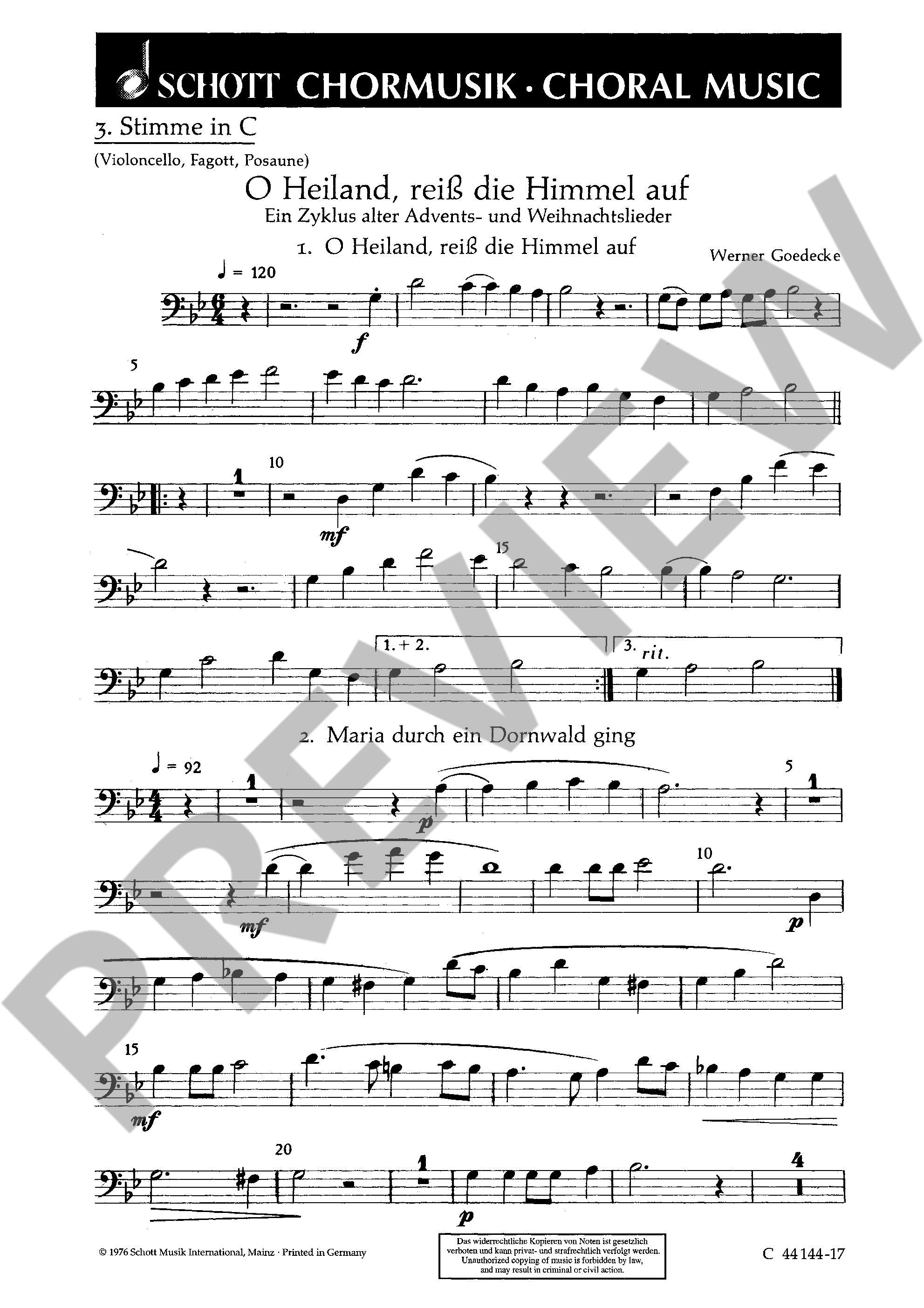 Other Cover Image O Heiland, reiß die Himmel auf 