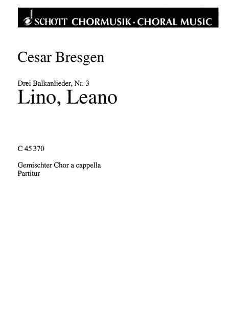 Front Cover Image 3 Balkanlieder 