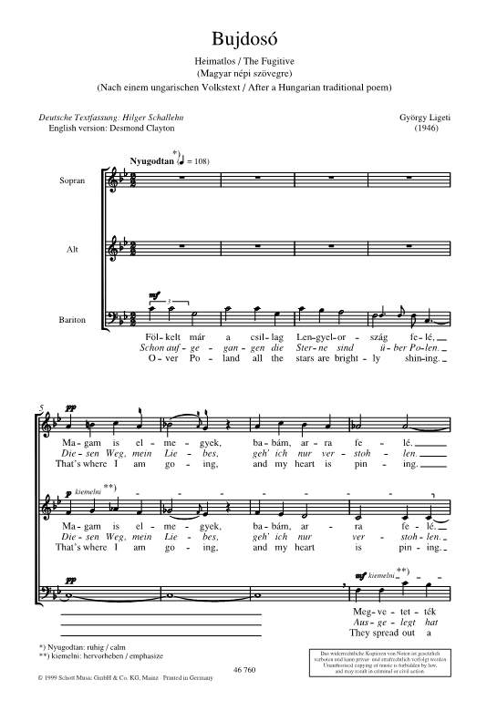 Other Cover Image Bujdosó - Bedrückung 