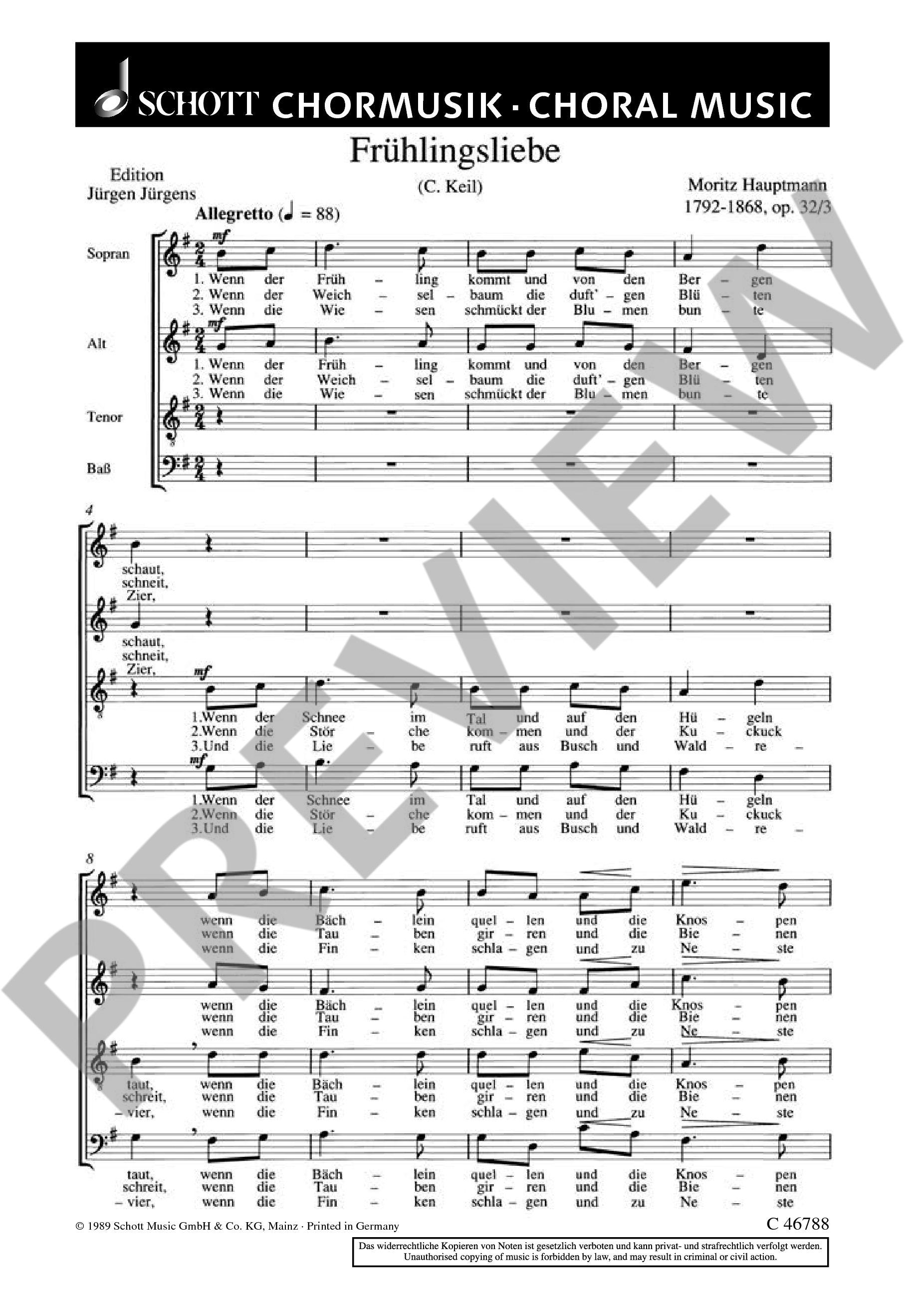 Other Cover Image Sechs Chorlieder op. 32 