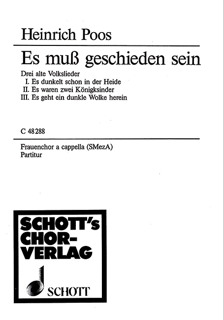 Front Cover Image Es muss geschieden sein 