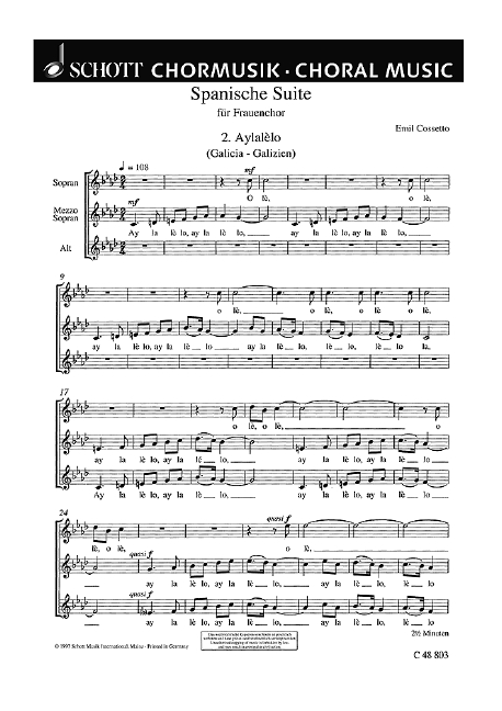 Front Cover Image Spanische Suite 