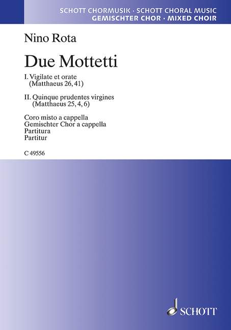 Front Cover Image Due Mottetti 