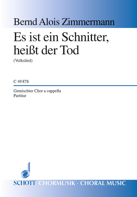 Front Cover Image Es ist ein Schnitter, heißt der Tod 
