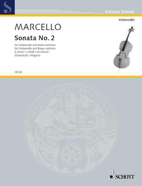 Front Cover Image Sonata II e-Moll 